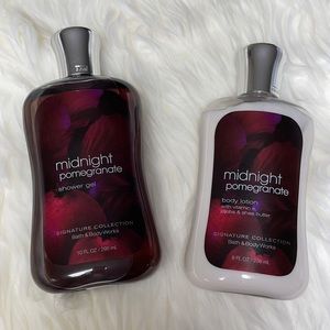BATH AND BODY WORKS MIDNIGHT POMEGRANATE SET